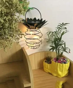 Solar Pineapple Lantern