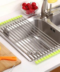 Stainless Steel Roll Up Dish Drying Rack