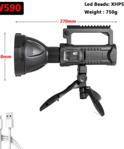 Rechargeable Handheld Spotlight Flashlight