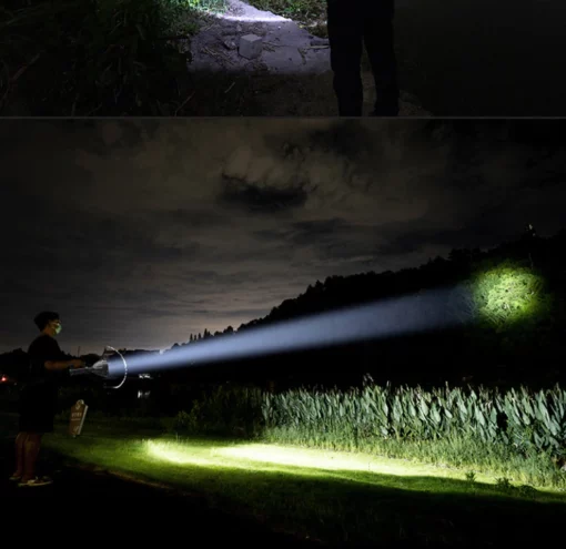 Rechargeable Handheld Spotlight Flashlight