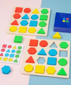 Shape Matching Game Color Sensory Educational Toy