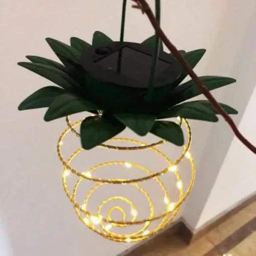 Solar Pineapple Lantern