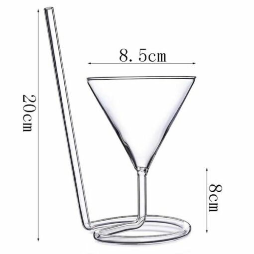 Straw Drink Glass