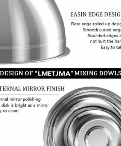 Stainless Steel Mixing Bowls (Set of 6)