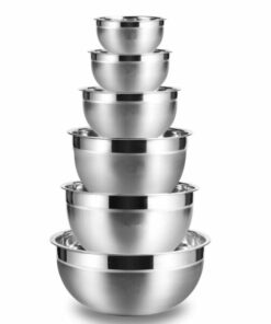 Stainless Steel Mixing Bowls (Set of 6)