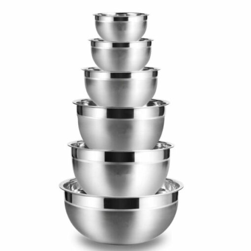 Stainless Steel Mixing Bowls (Set of 6)