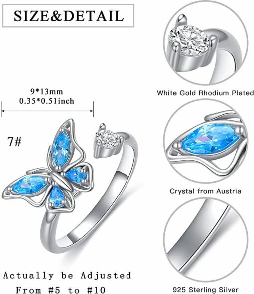 Butterfly Fidget Ring