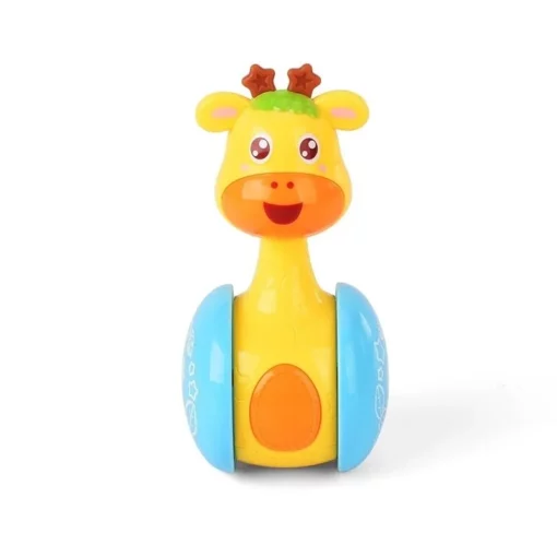 Sliding Deer Baby Tumbler Rattle Toy