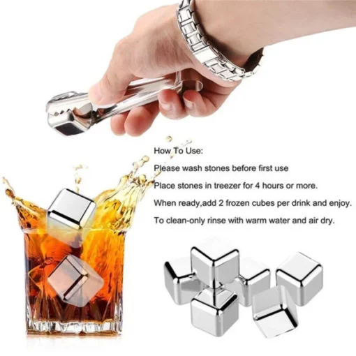 Stainless Steel Ice Coolers Cubes