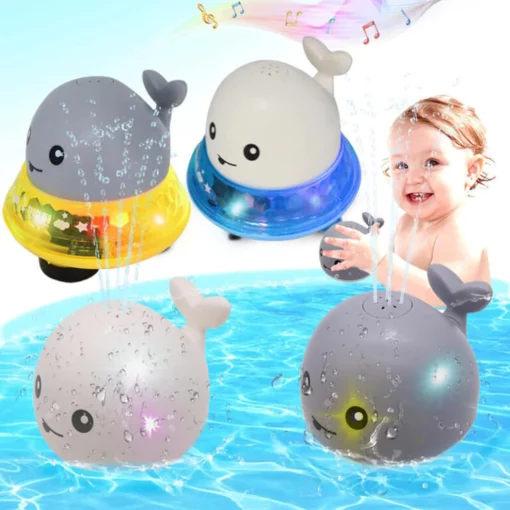 UFO Whale – 2 in 1 Bath Toy