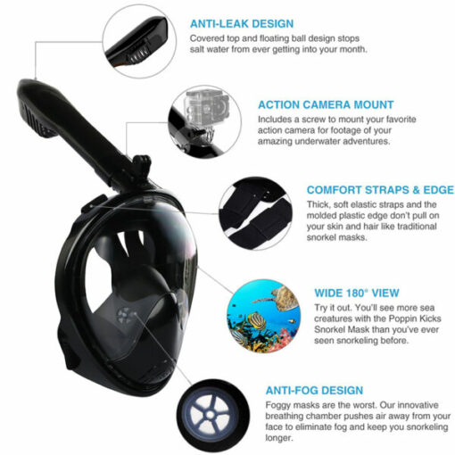 Anti Fog Full Face Diving Snorkel Mask