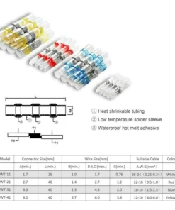 Waterproof Solder Wire Connectors