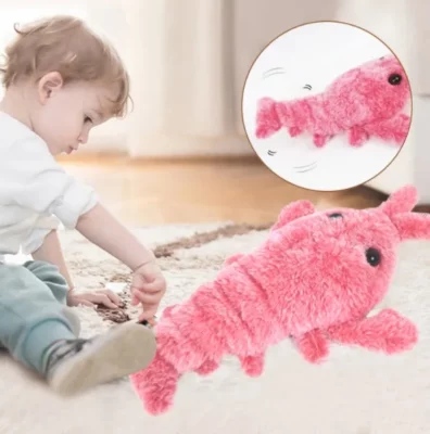 Electric Jumping Shrimp Cat Toy