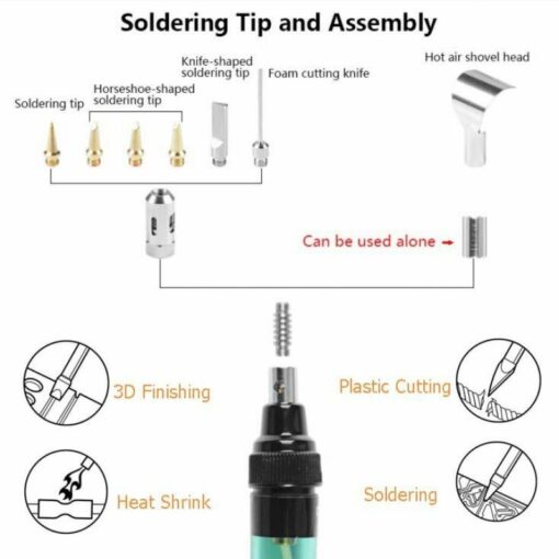 Multi-function Gas Soldering Iron Set