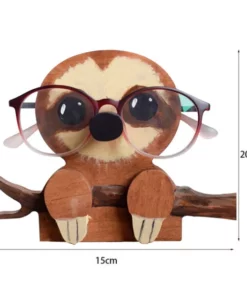 Animal Wood Carvings Glasses Holder