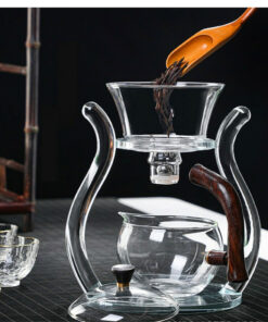 Magnetic Rotating Glass Teapot