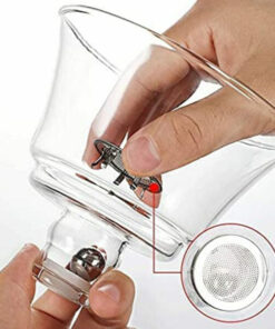 Magnetic Rotating Glass Teapot