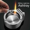 Retro Ashtray Refillable Lighter