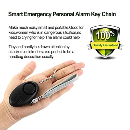 Metallic Personal Safety Alarm