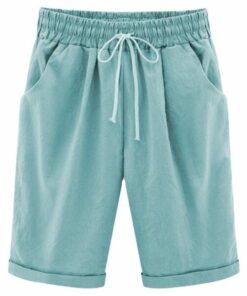 Elastic Waist Casual Comfy Summer Shorts