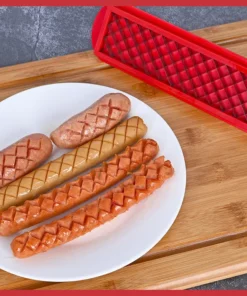 BBQ Hot Dog Sausage Stainless Steel Cutter