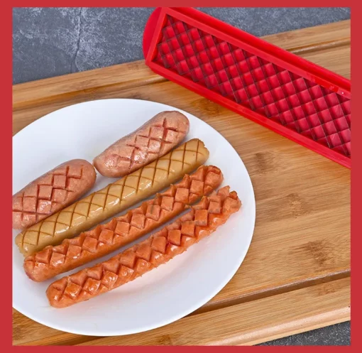 BBQ Hot Dog Sausage Stainless Steel Cutter