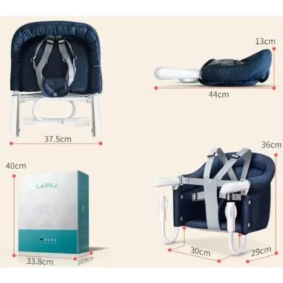 Foldable Baby High Chair Safety Belt