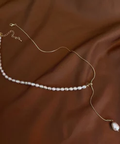 Adjustable Pearl Necklace