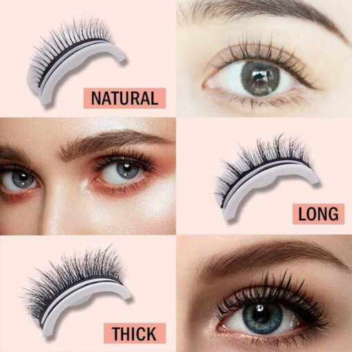 reusable adhesive eyelashes