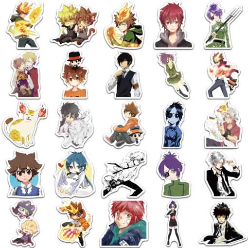 Anime Katekyo Hitman Reborn Decal Amber Sticker