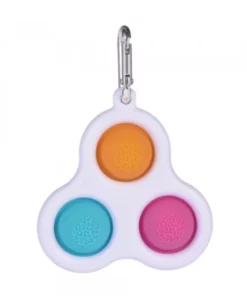 Anti-Stress Fidget Bubble Popper Keychain