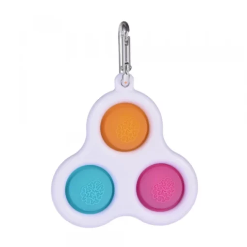 Anti-Stress Fidget Bubble Popper Keychain