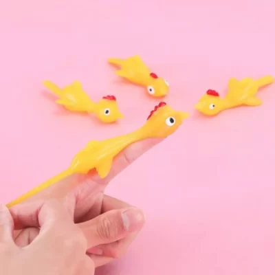 Rubber Chicken Flingers Toy