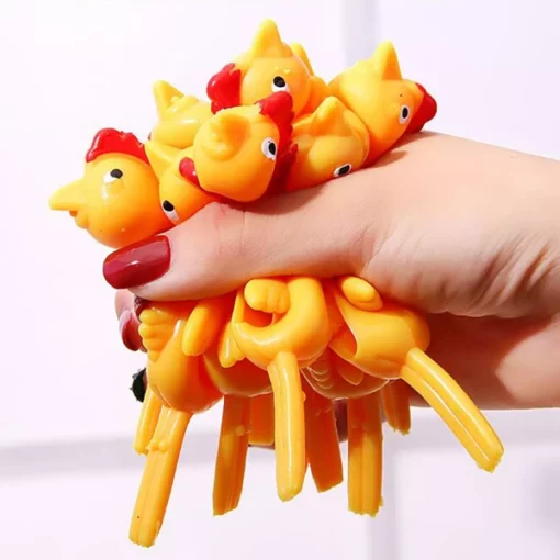 Rubber Chicken Flingers Toy