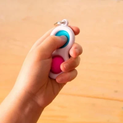 Anti-Stress Fidget Bubble Popper Keychain