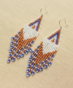 Beaded Earrings Triangle For Women