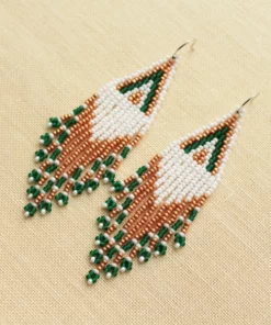 Beaded Earrings Triangle For Women