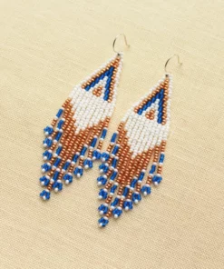 Beaded Earrings Triangle For Women