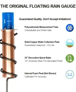 Copper Rain Gauge