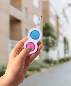 Anti-Stress Fidget Bubble Popper Keychain