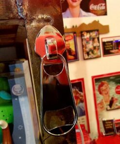 Magnetic Zipper Bottle Opener