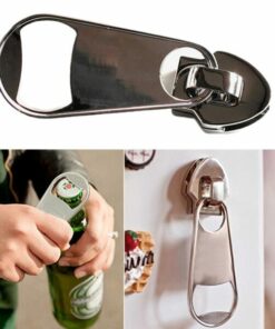 Magnetic Zipper Bottle Opener