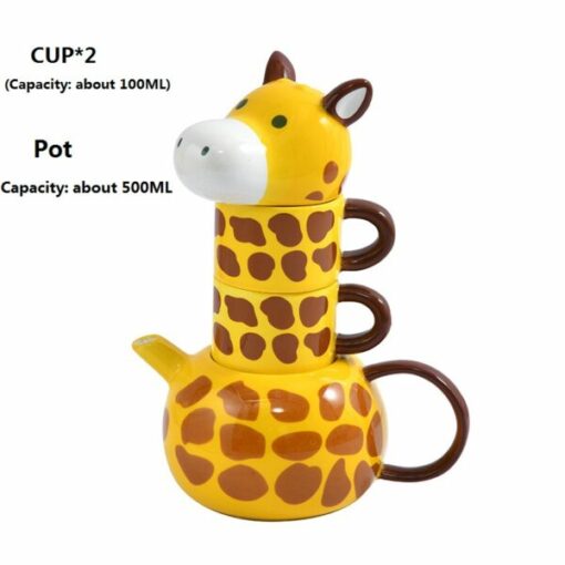 Giraffe Mug Teapot Set