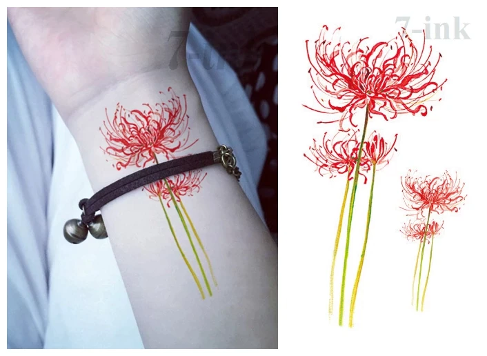 Temporary Small Tattoos on Twitter Red spider lily temporary tattoo get  it here  httpstcoFkFLAgeSFD httpstco1ZoynhVojp  Twitter