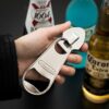 Magnetic Zipper Bottle Opener