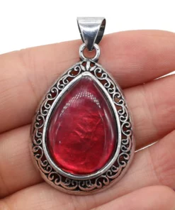 Metal Color Gemstone Pendant