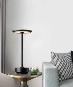 Metallic Cordless Table Lamp