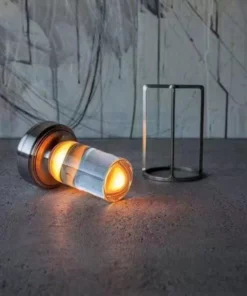 Metallic Cordless Table Lamp