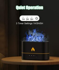 USB Flame Night Light Humidifier