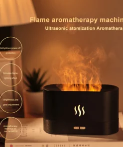 USB Flame Night Light Humidifier